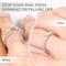 Ring Size Adjuster for Loose Rings - 12 Pack Silicone Ring Sizers in 2 Sizes for Various Band Widths - Invisible Ring Guards for Men and Women by 5 STARS UNITED